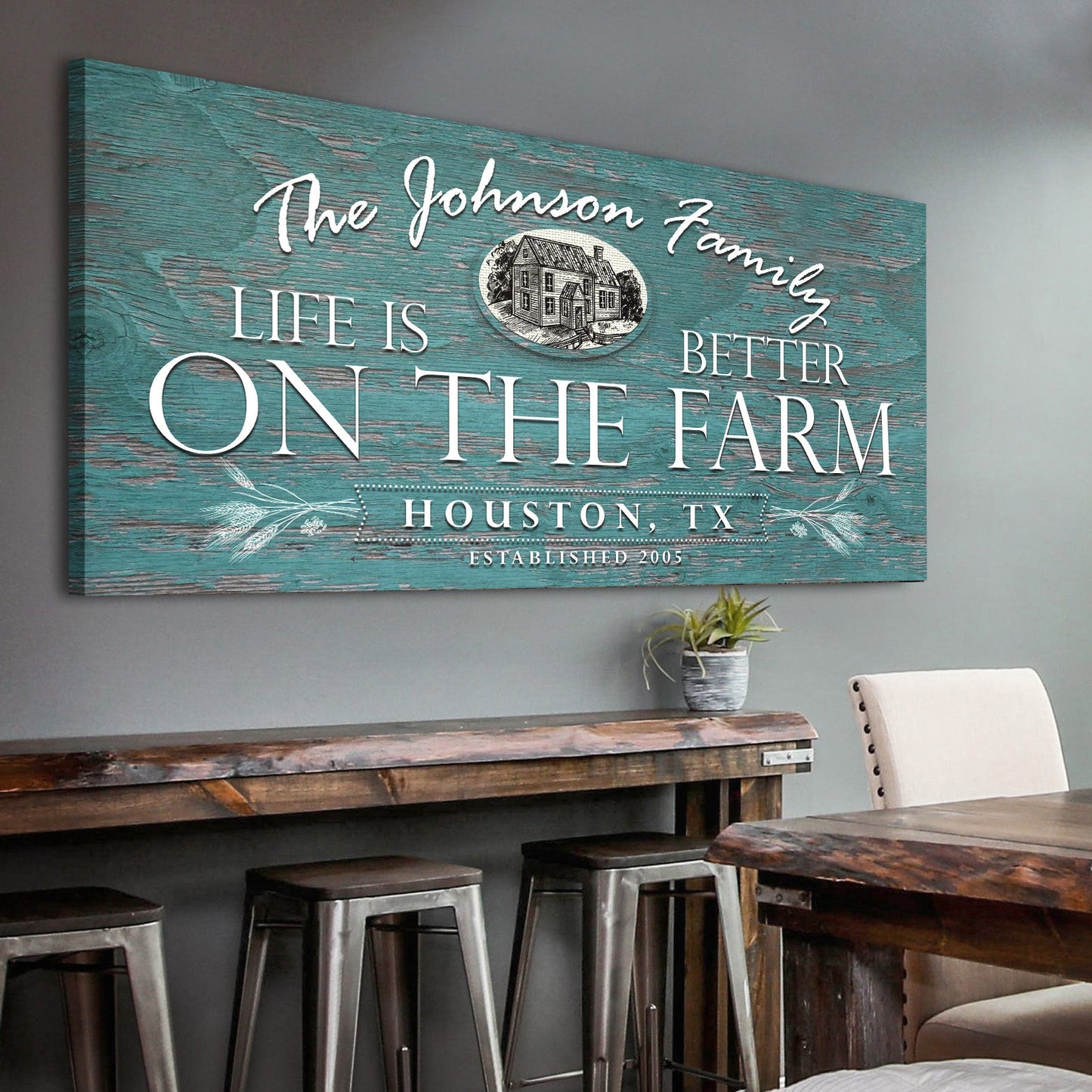 Life Is Better on the Farm Canvas Wall Art