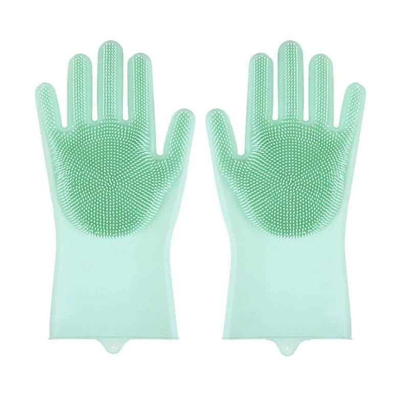 Pet Grooming Gloves - Instantly Make Bath Time Easy