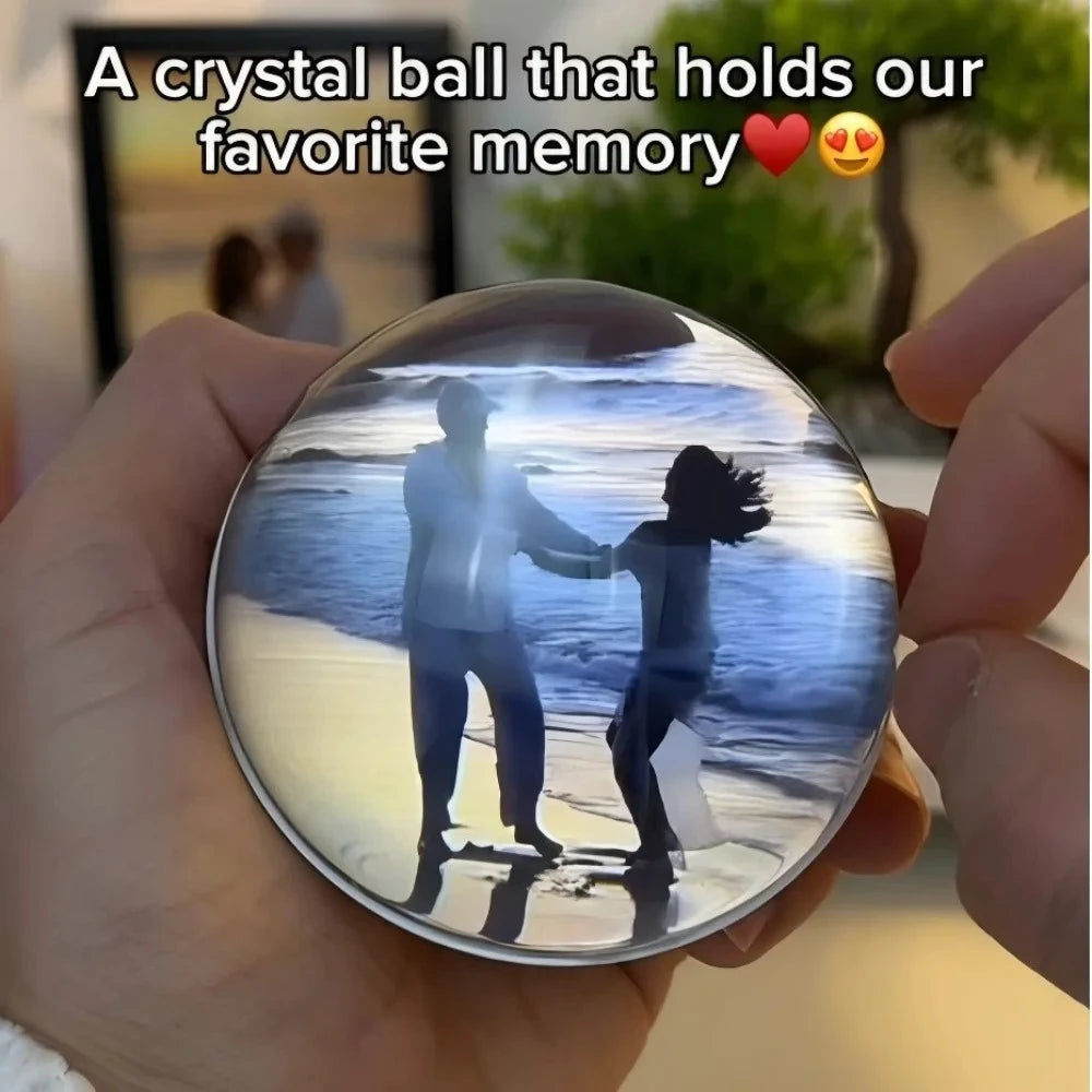 Memory Orb Digital Photo Ornament for Tree and Home Display
