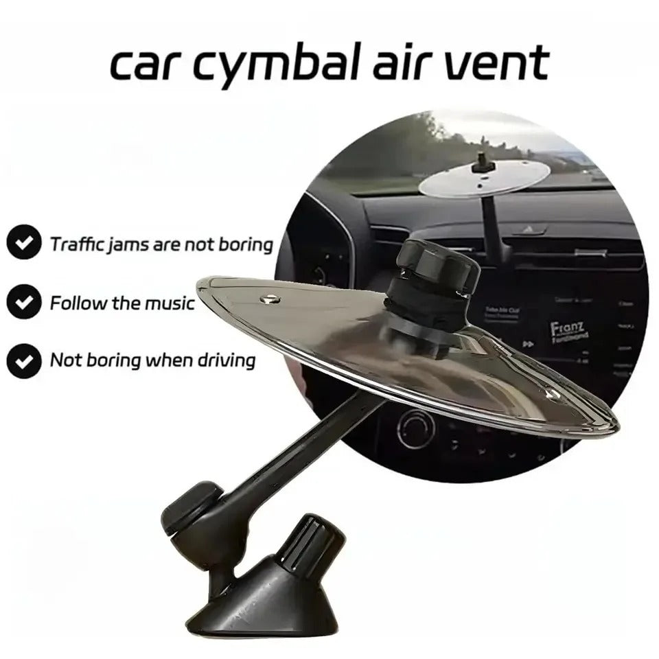 Car Cymbal Air-Vent Percussion – Tap Out Boredom, Keep Drives Fun (Safely)