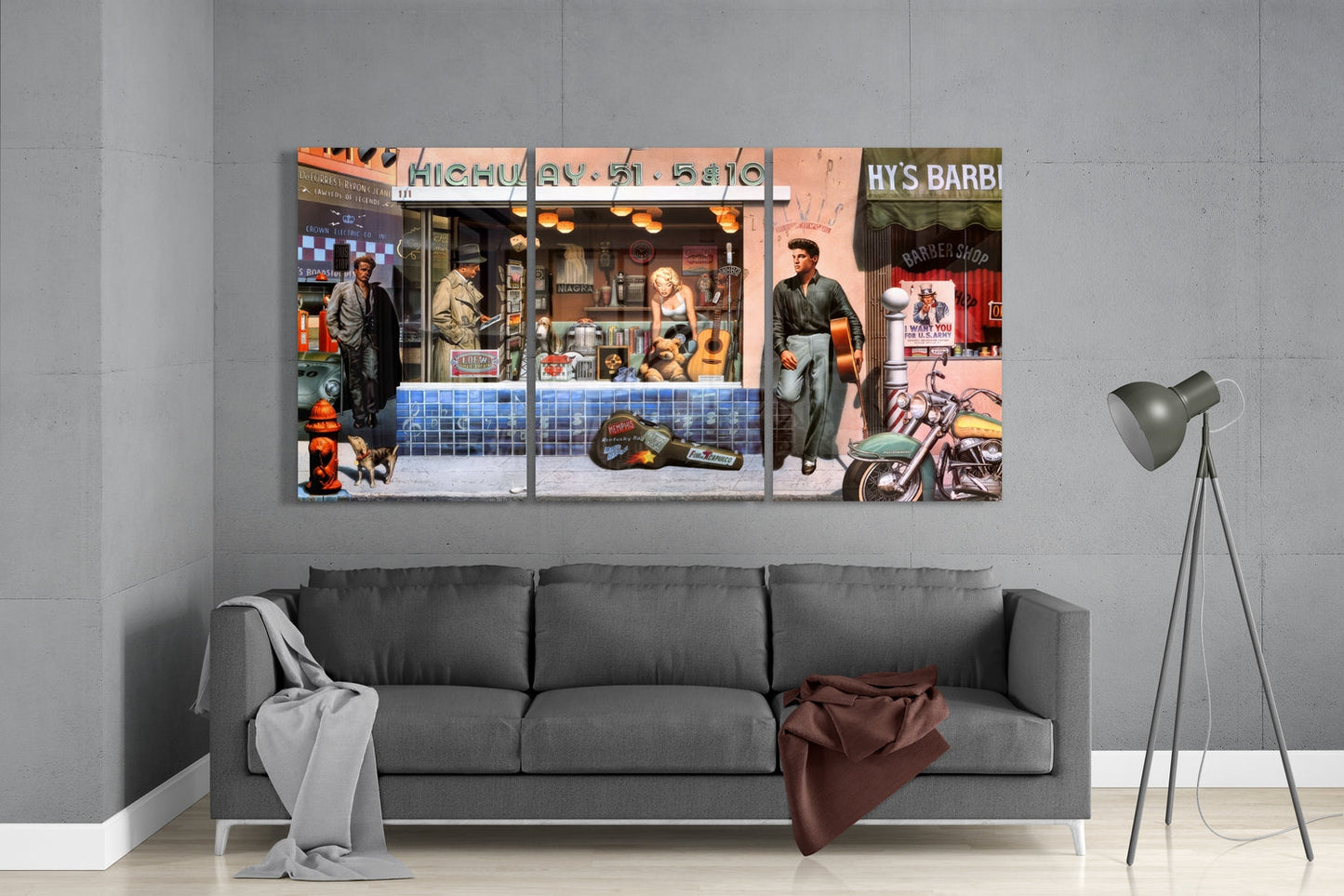 Highway Glass Wall Art
