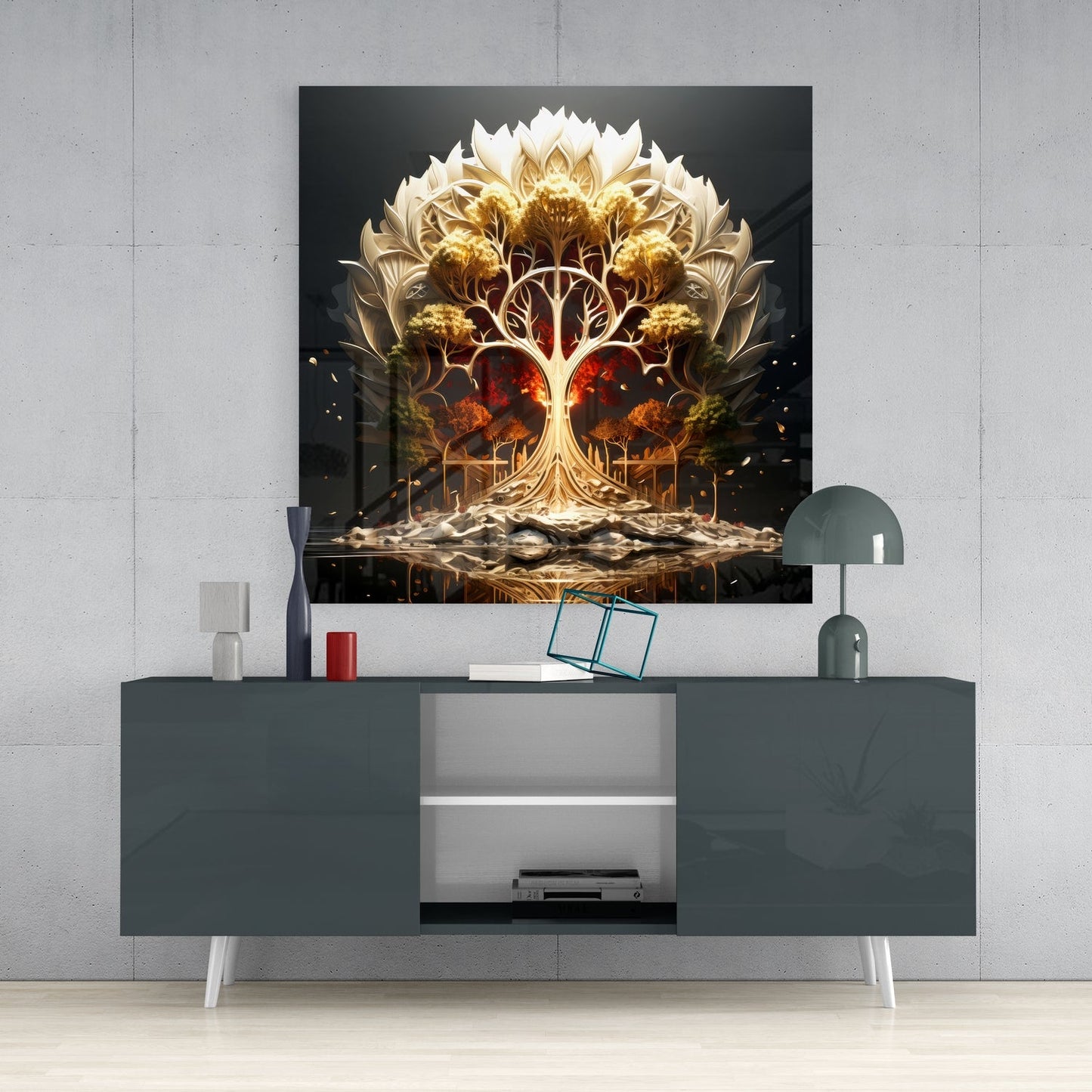 Tree of Life Glass Wall Art