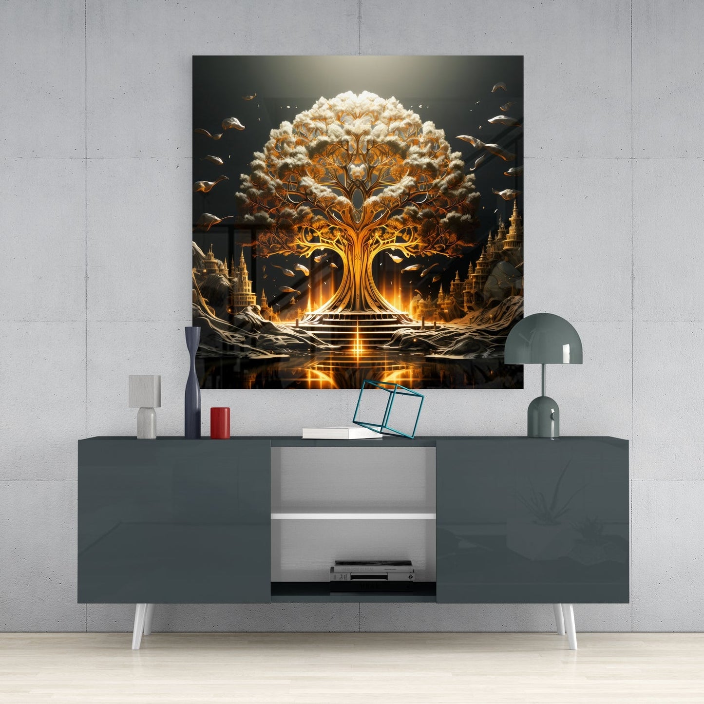 Tree of Life Glass Wall Art