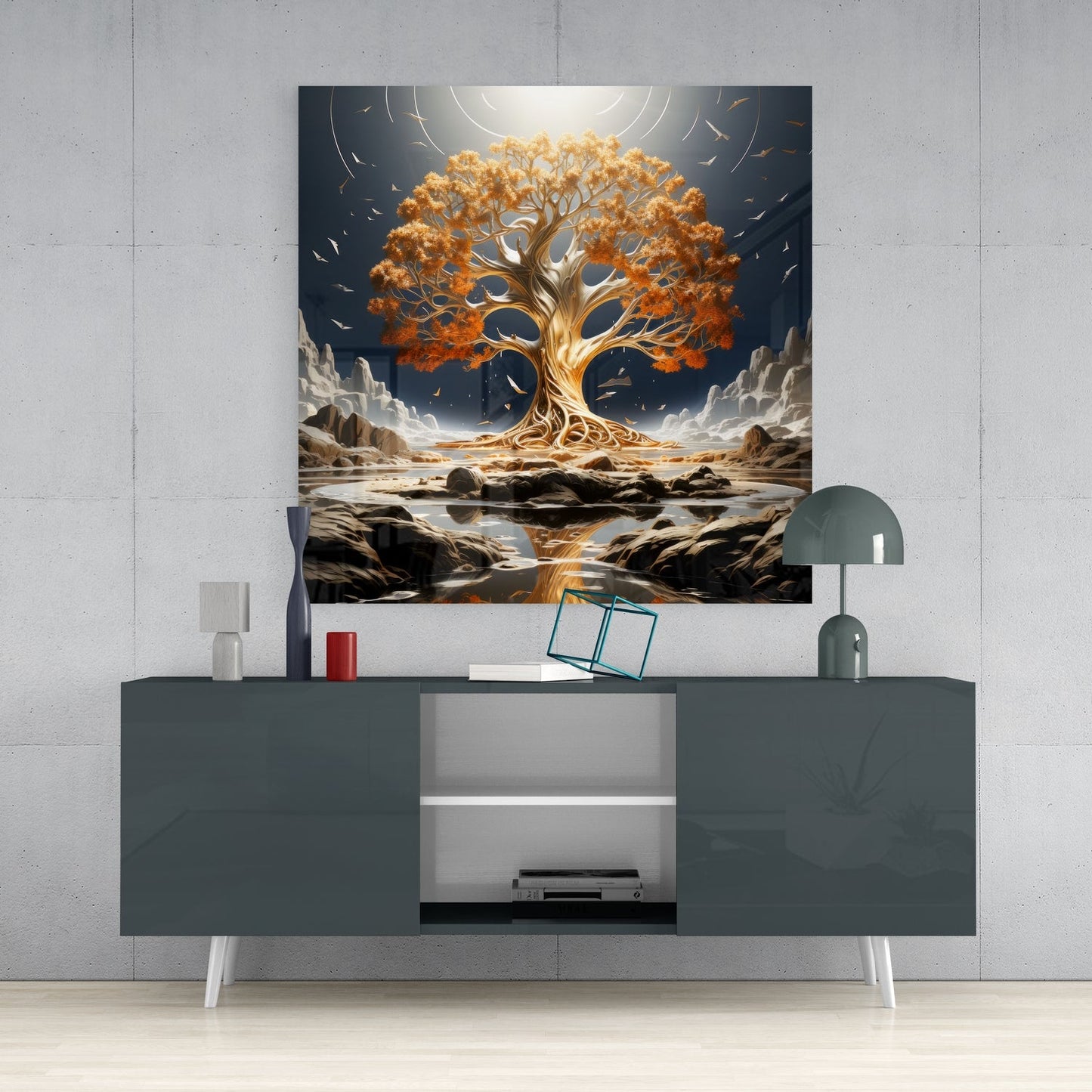 Tree of Life Glass Wall Art