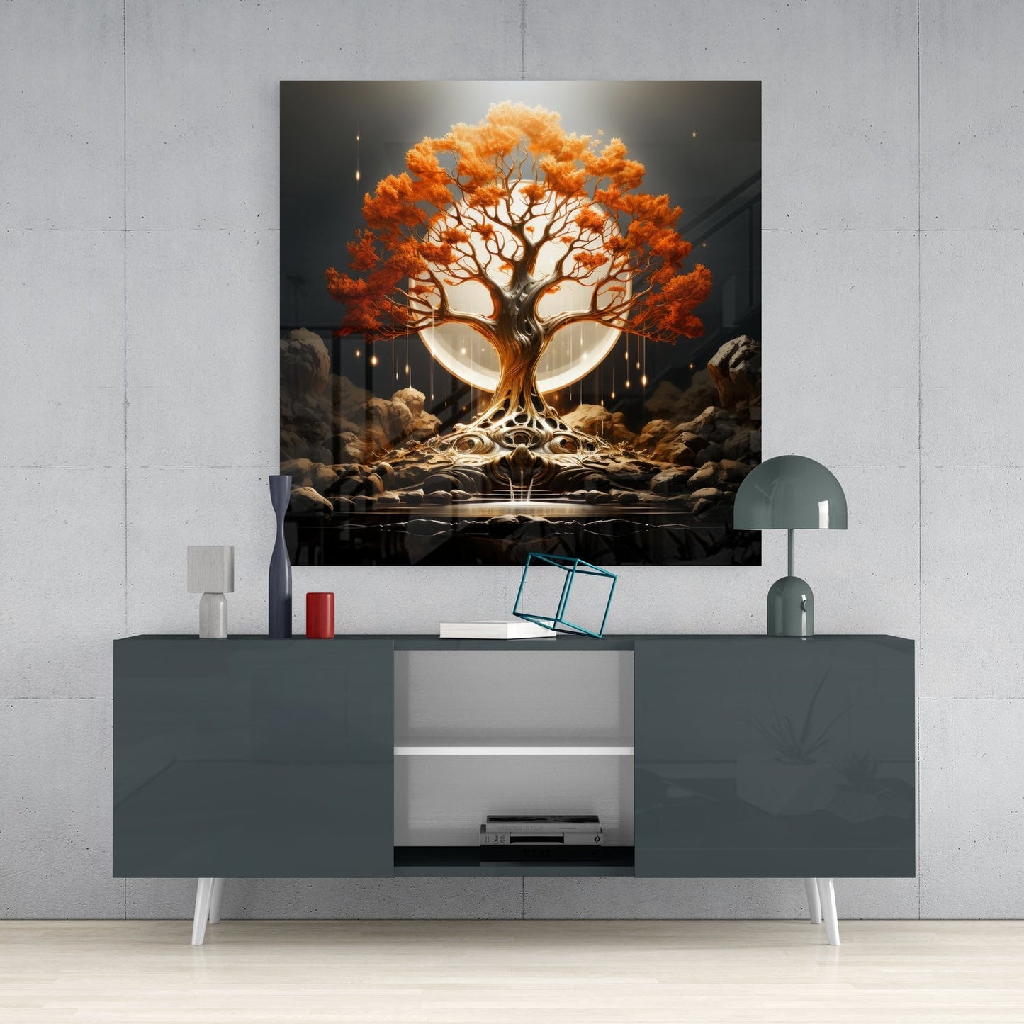 Tree of Life Glass Wall Art