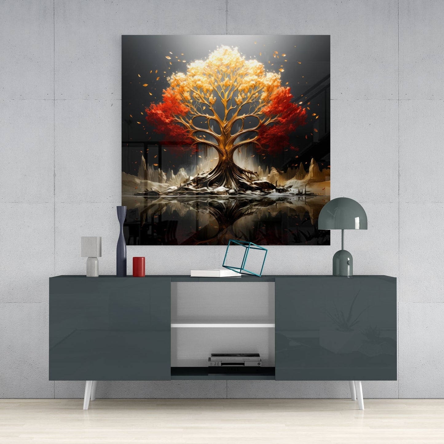 Tree of Life Glass Wall Art