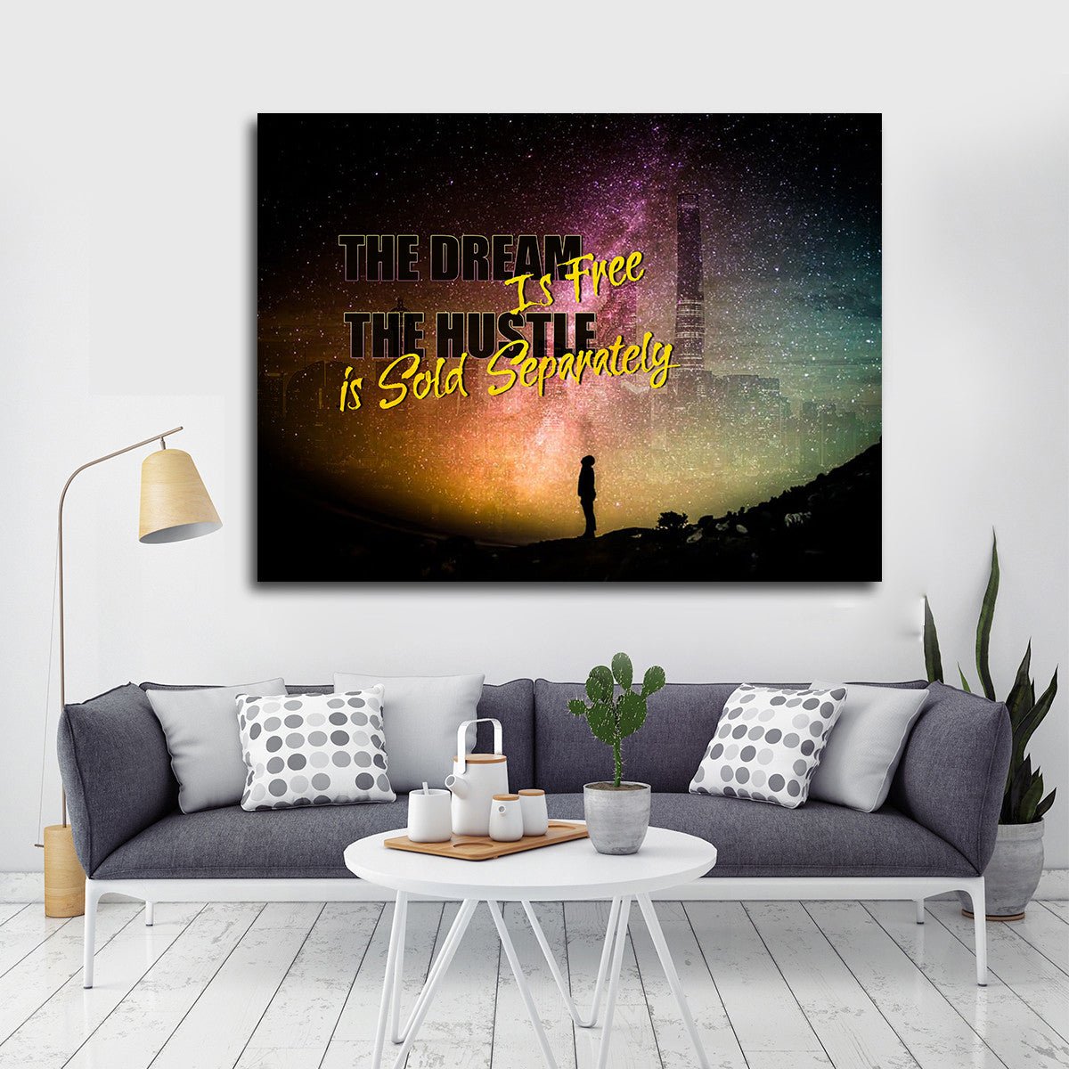 The Dream Is Free The Hustle Is Sold Separately Canvas