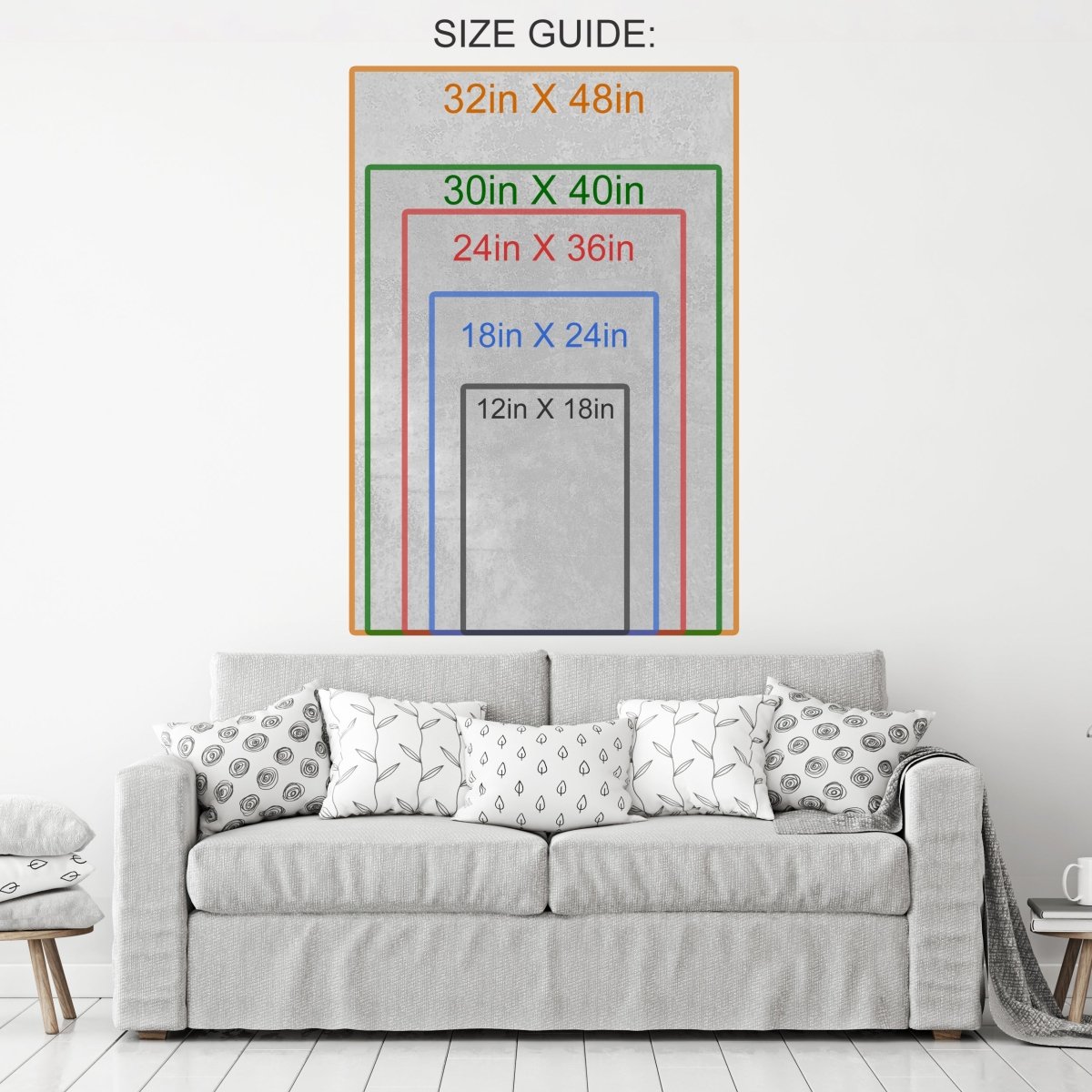 Think Outside The Box Motivational Canvas Wall Art