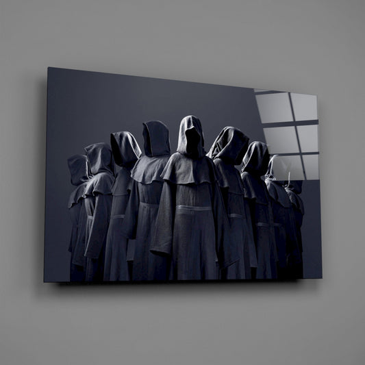 Hooded Coven Glass Wall Art