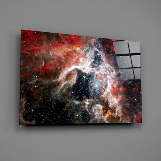 Tarantula Nebula Glass Wall Art