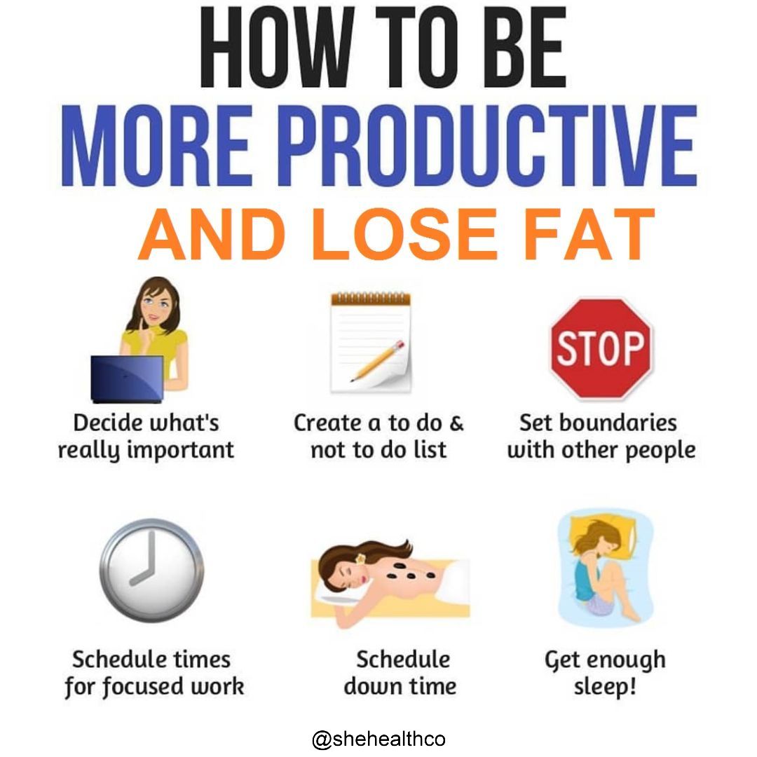 6 Strategies to Increase Productivity and Lose Fat