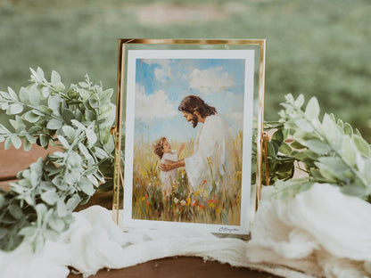 Childlike Faith Christian Wall Art Print