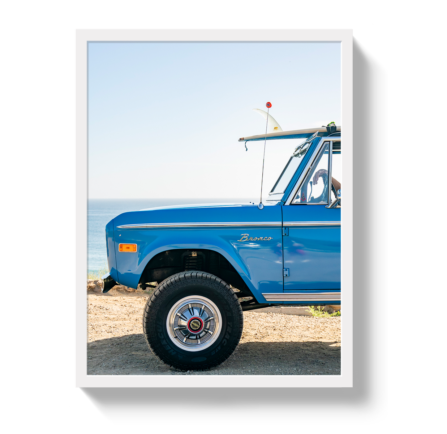 Surf Bronco Framed Photography Wall Art