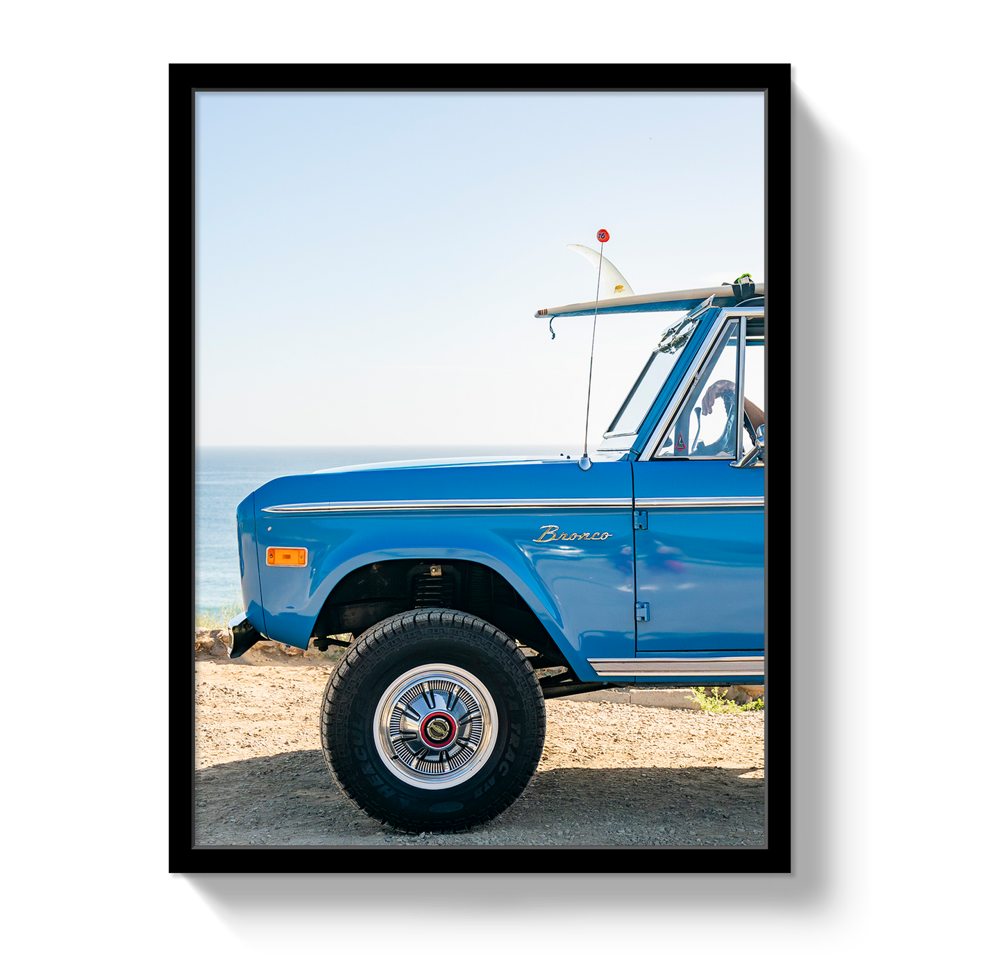 Surf Bronco Framed Photography Wall Art