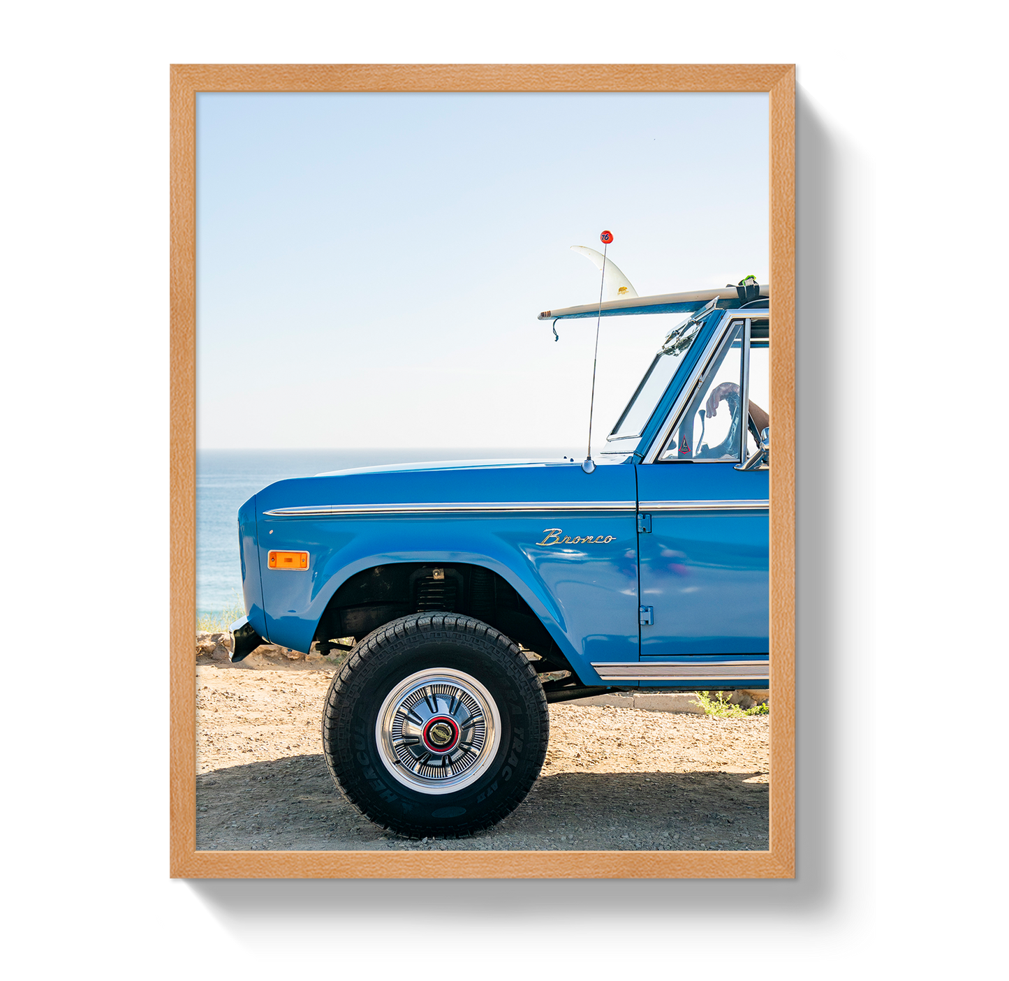 Surf Bronco Framed Photography Wall Art