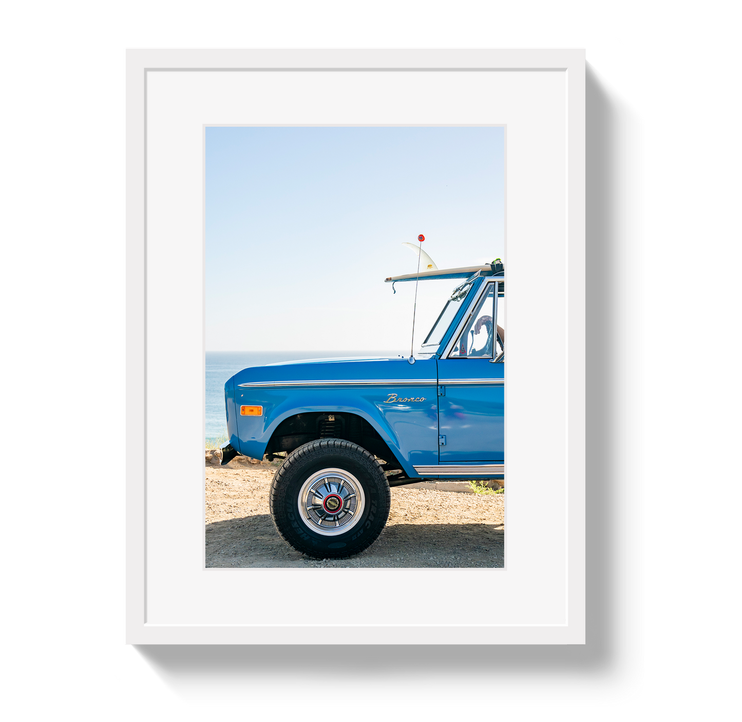 Surf Bronco Framed Photography Wall Art