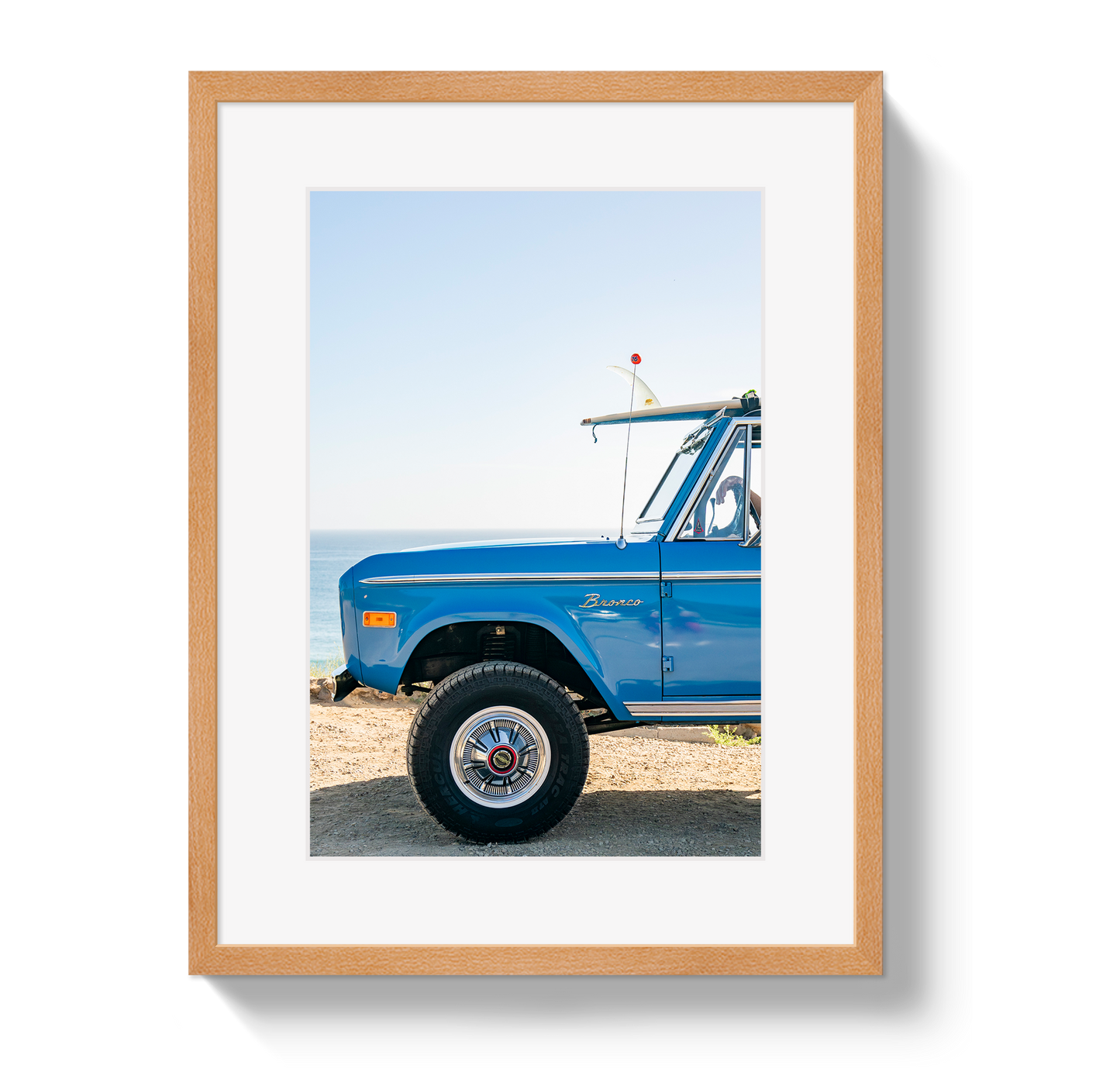 Surf Bronco Framed Photography Wall Art