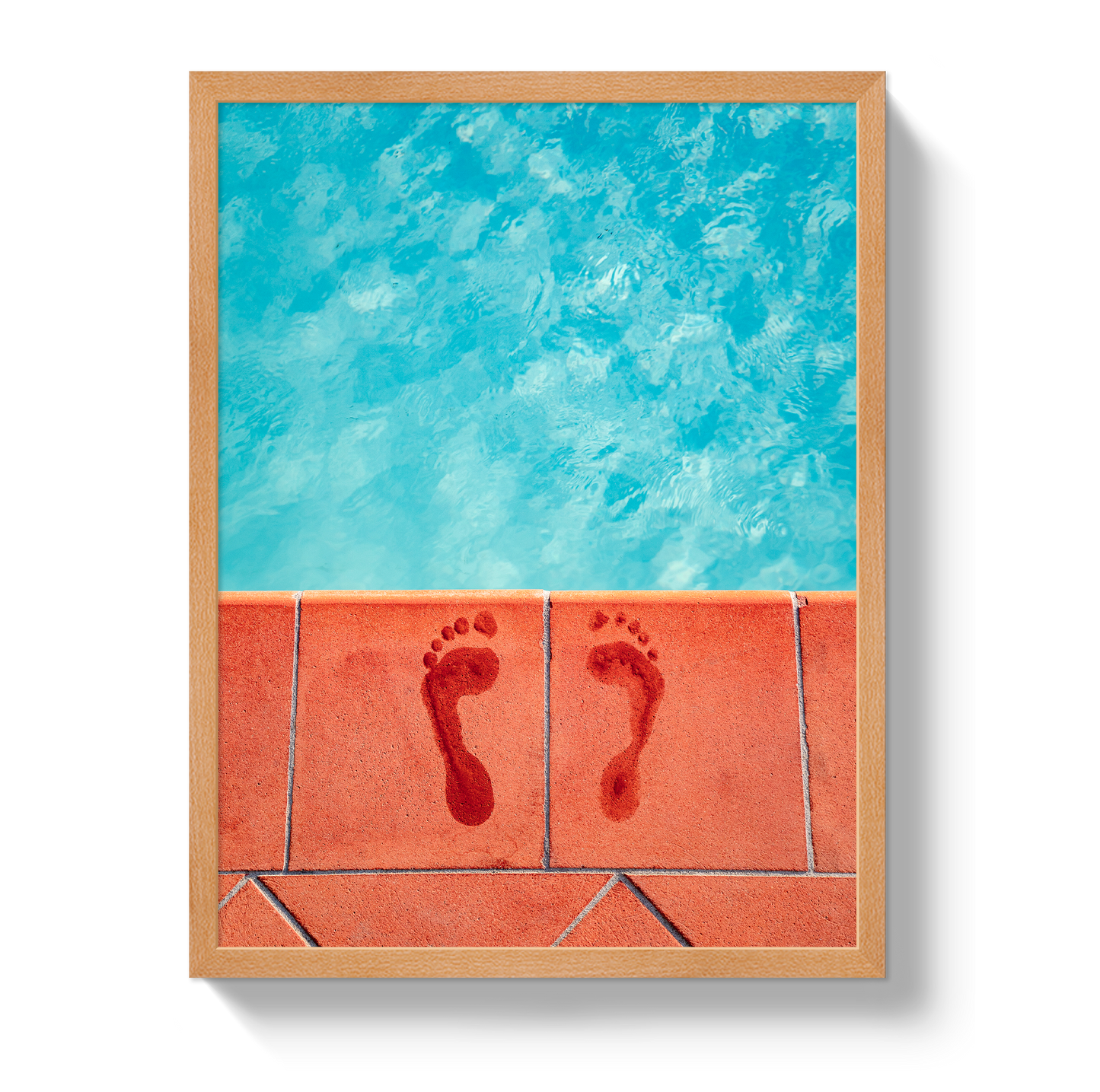 Retro Pool Framed Photography Wall Art