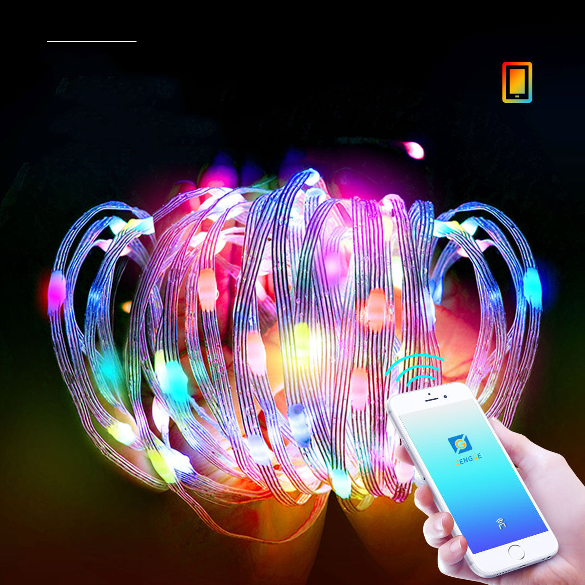 GlowSync LED String Lights - Elevate Every Holiday Moment Instantly