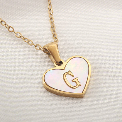 Cherished Initials Heart Pendant - Your Love in a Necklace
