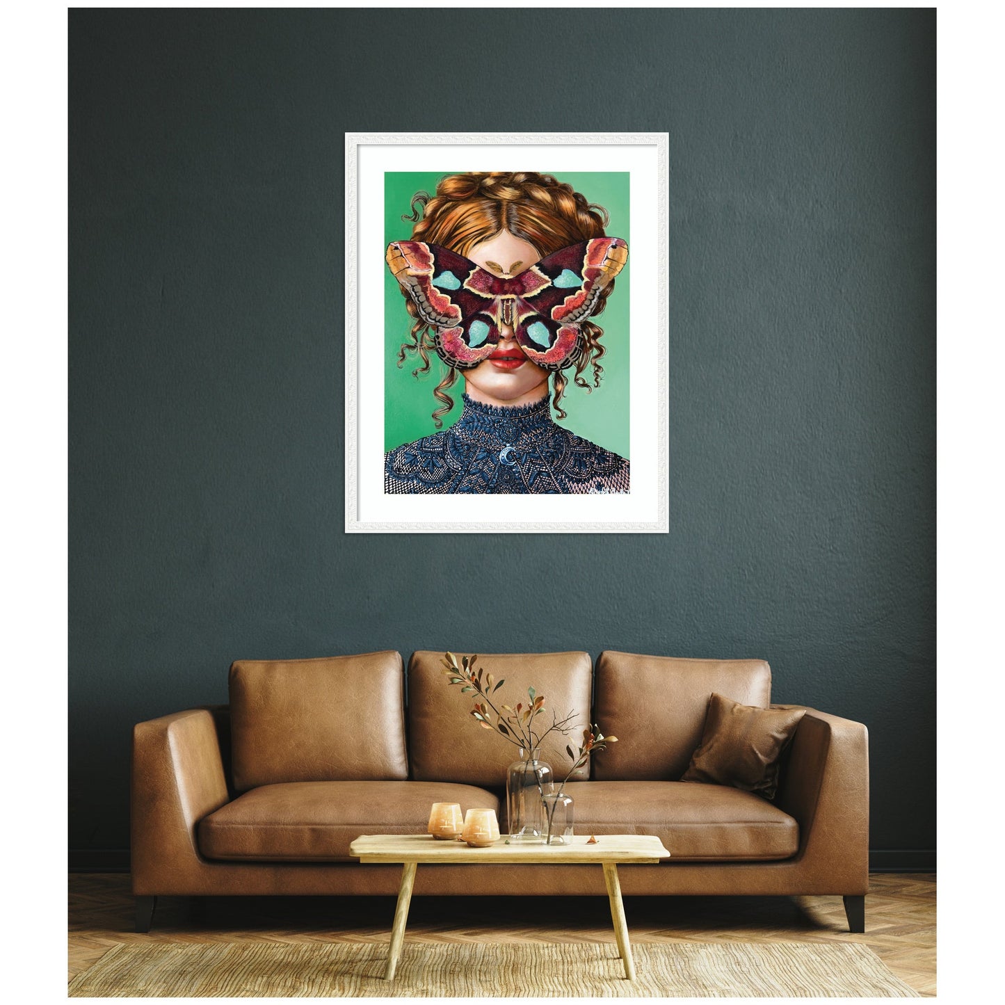 Forest Witch Framed Wall Art Print