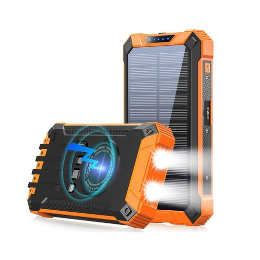 10000 and 20000mAh solar power bank charger