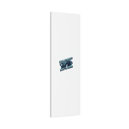Stay Focused Stay Strong Gym Canvas Wall Art
