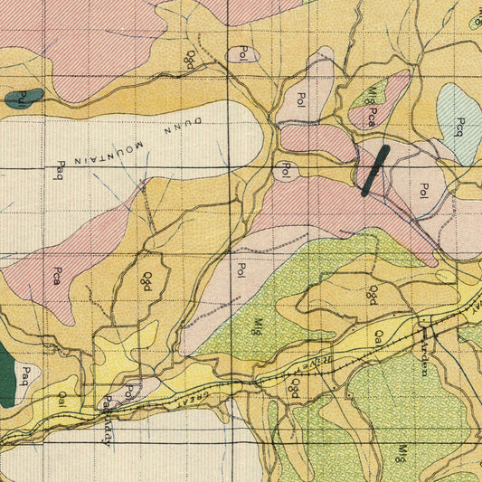 Vintage Map of Stevens County, Washington, 1920