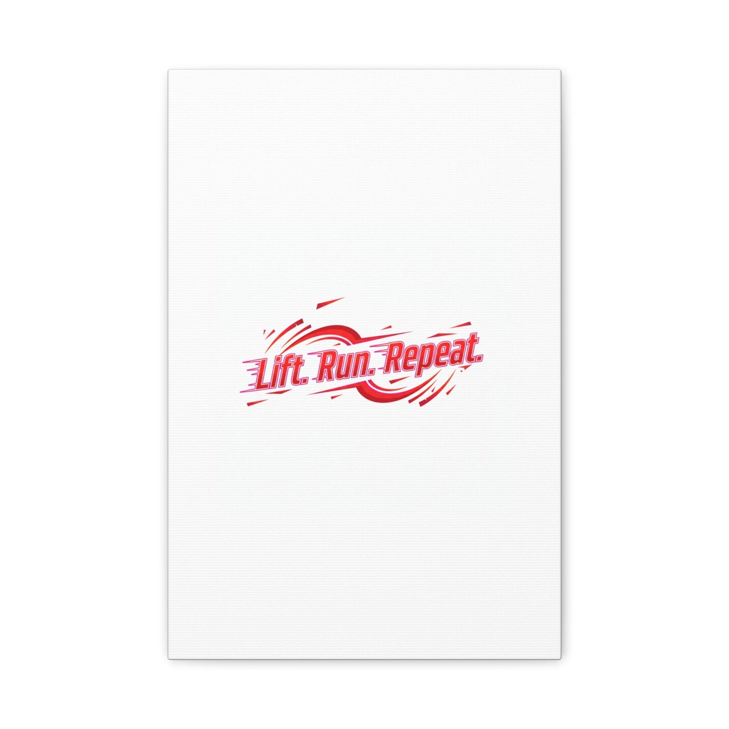 Lift Run Repeat Canvas | Fitness Wall Art, Gym Motivation