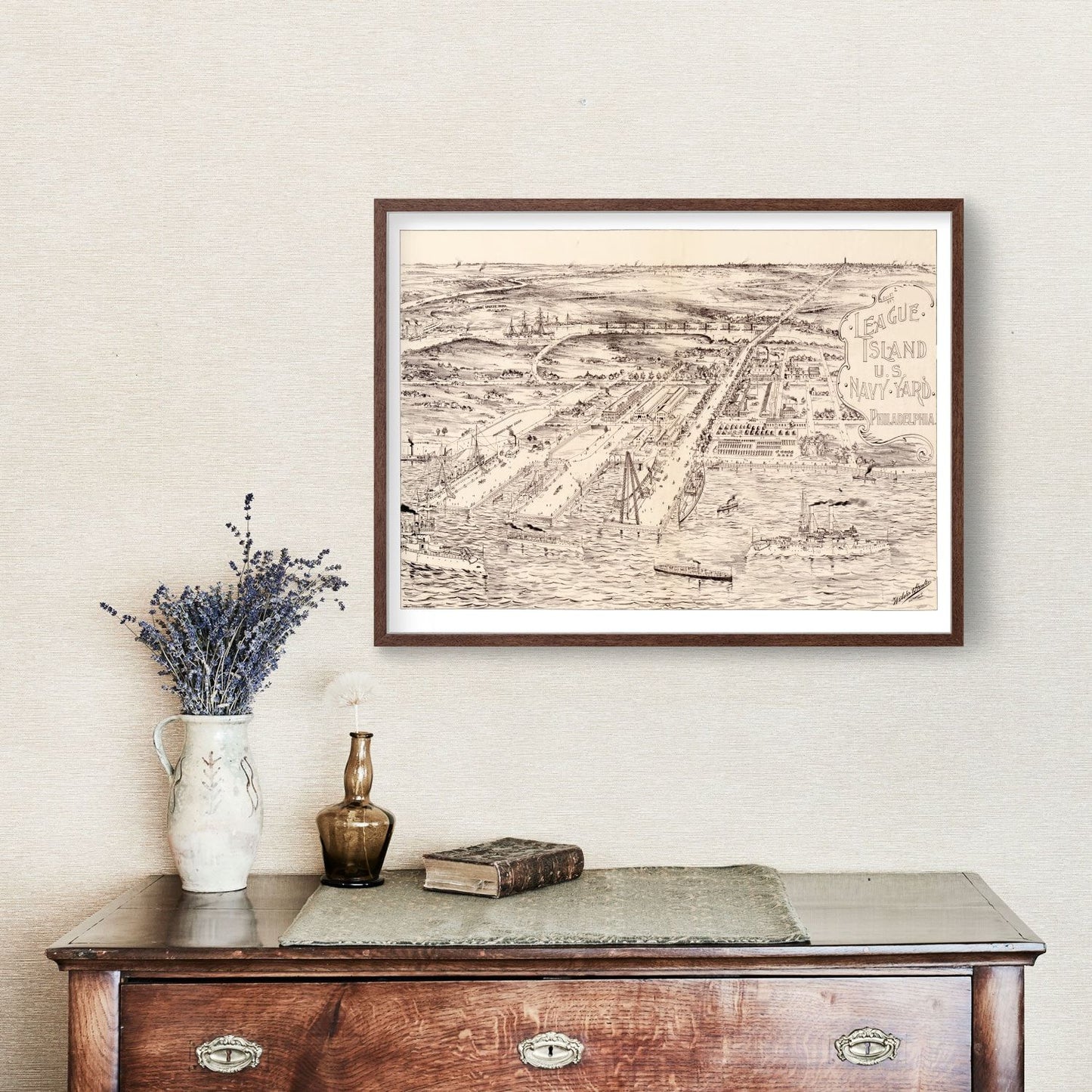 Vintage Map of Philadelphia, Pennsylvania, 1897, No. 2