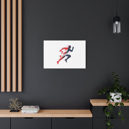 Stay Strong Runner Gym Canvas Wall Art