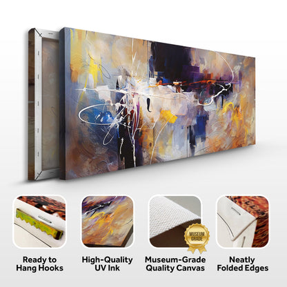 Colorplay Symphony Abstract Canvas Wall Art Vibrant