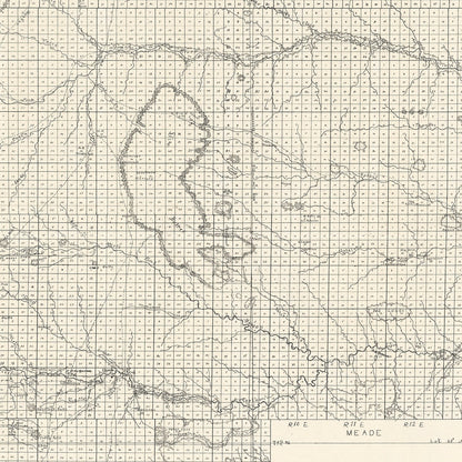 Vintage Map of Butte County, South Dakota, 1902