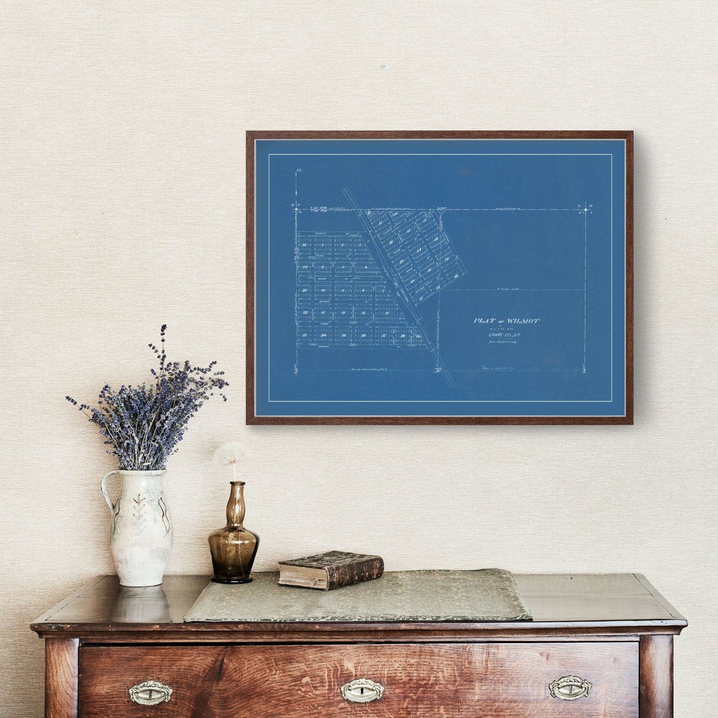Vintage Map of Wilmot, South Dakota, 1881