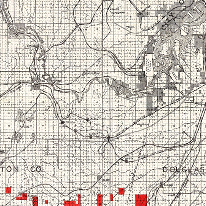 Vintage Map of Carlton County, Minnesota, 1919
