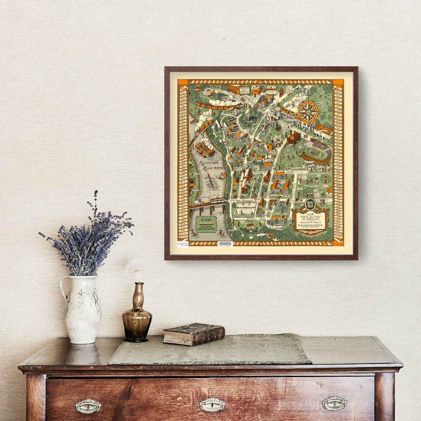 University of Minnesota Campus Map, 1927