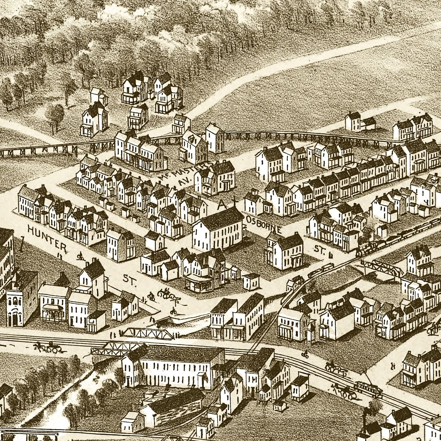 Vintage Map of Turtle Creek, Pennsylvania, 1897