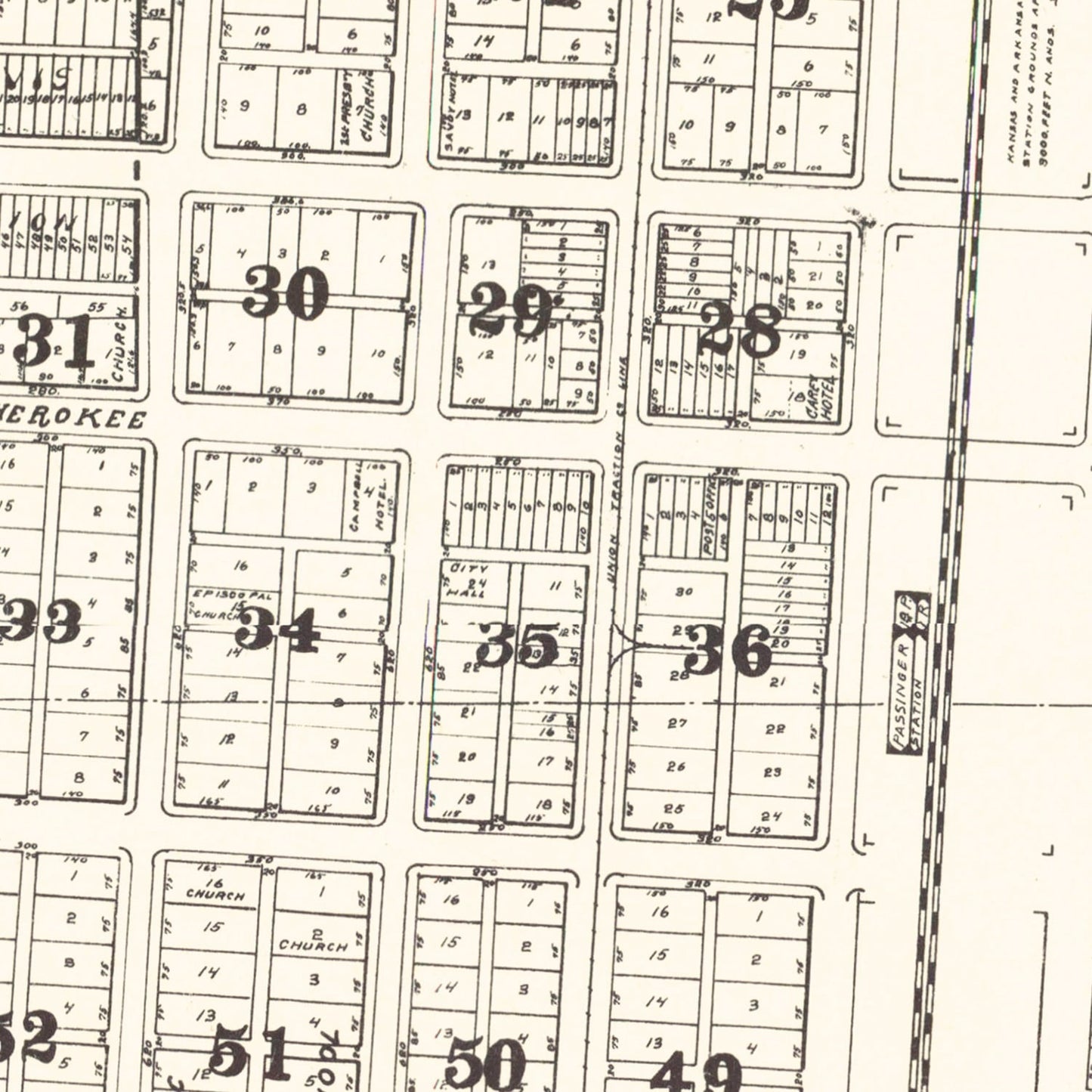 Vintage Map of Nowata County, Oklahoma, 1921