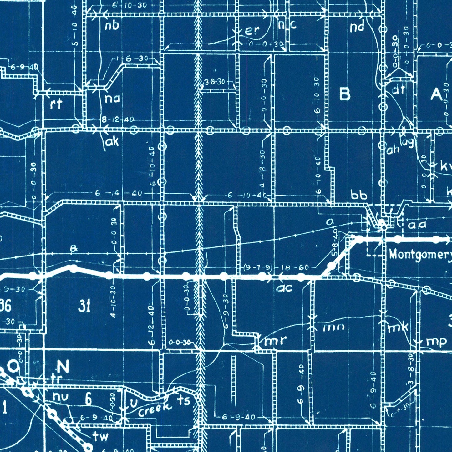 Vintage Map of Daviess County, Indiana, 1936