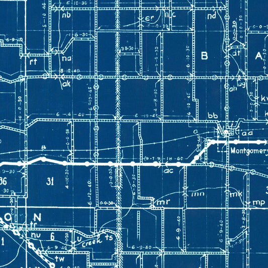 Vintage Map of Daviess County, Indiana, 1936