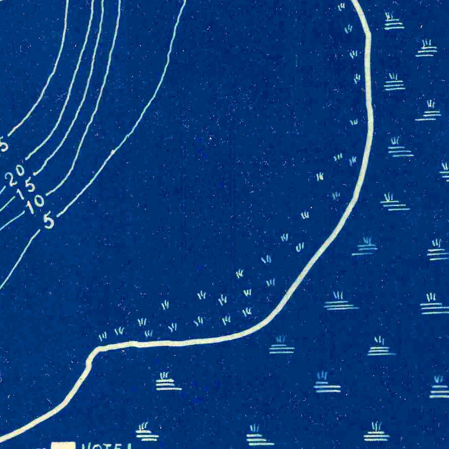 Vintage Jimerson Lake, Indiana Map, 1923
