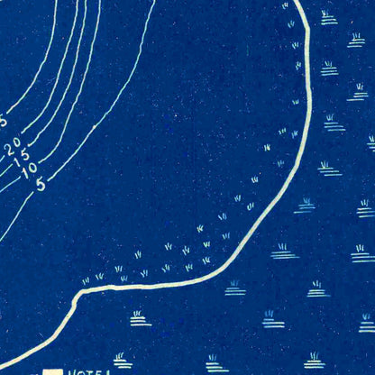 Vintage Jimerson Lake, Indiana Map, 1923