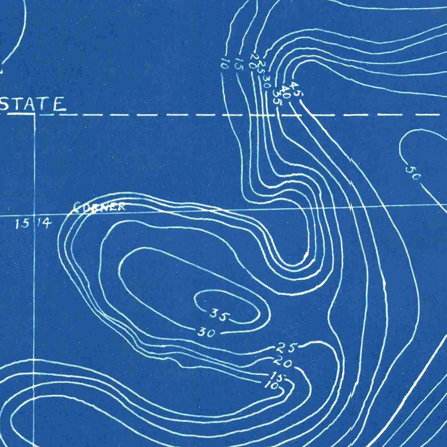 Vintage Lake George, Indiana Map, 1923