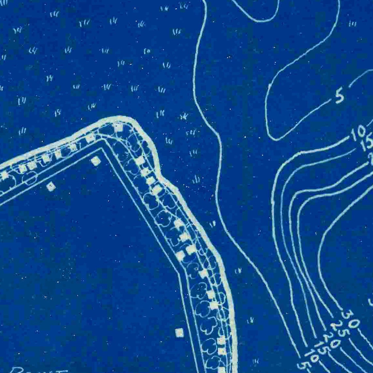 Vintage Lake Manitou, Indiana Map, 1924