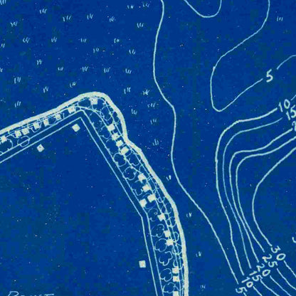 Vintage Lake Manitou, Indiana Map, 1924