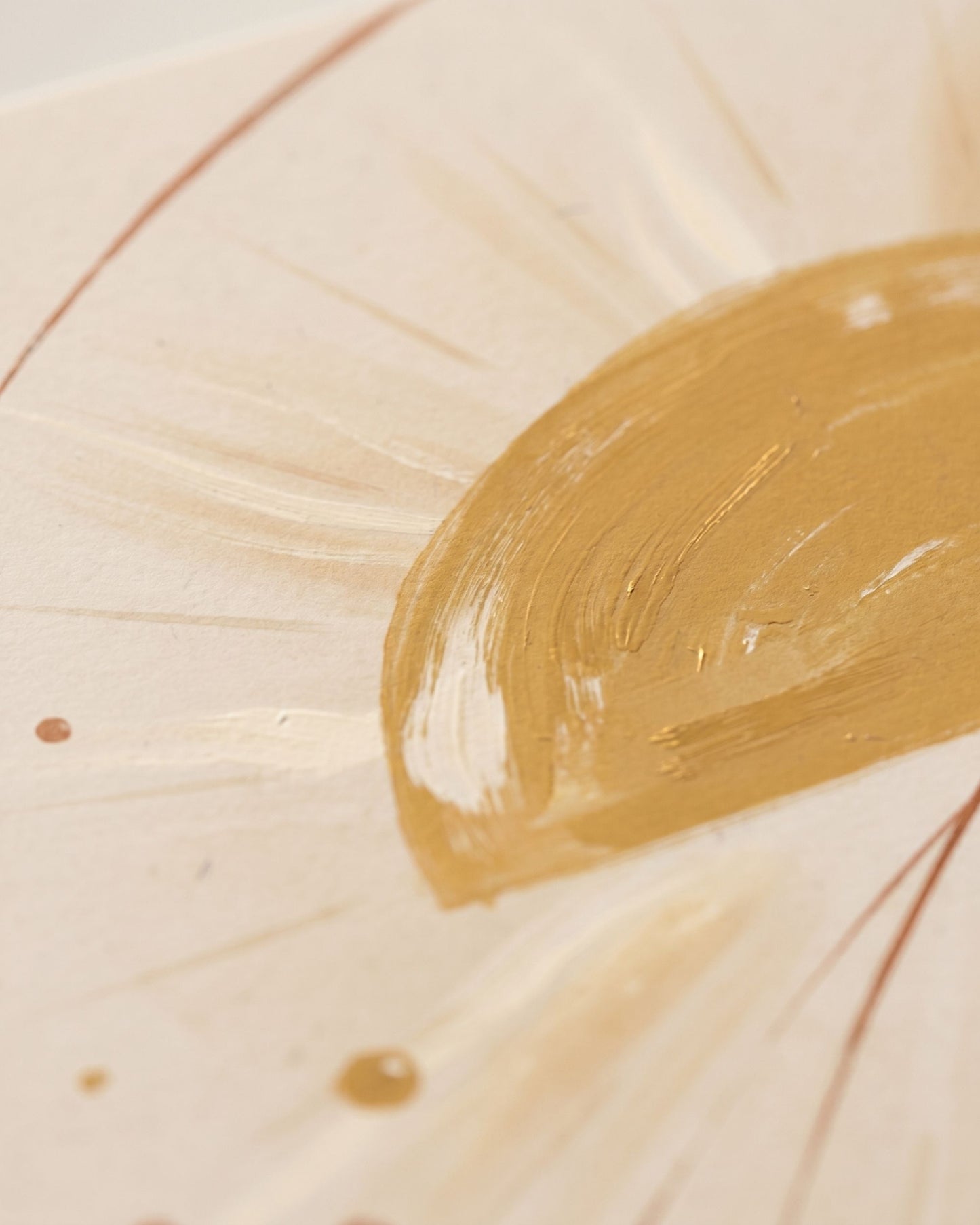 Golden Arc Celestial Boho Wall Art