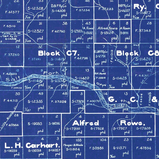 Vintage Map of Donley County, Texas, 1904