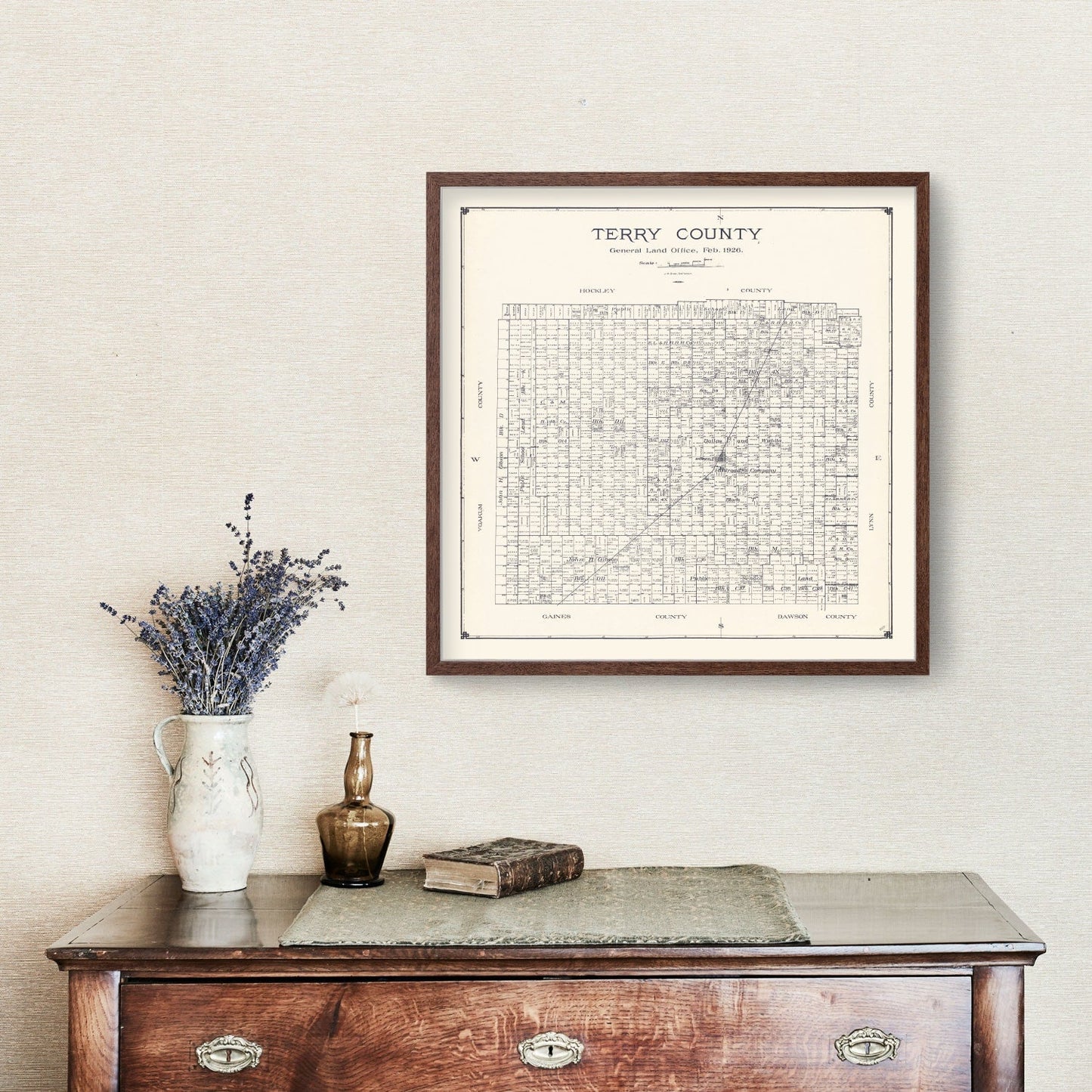 Vintage Map of Terry County, Texas, 1926 (Edition 2)