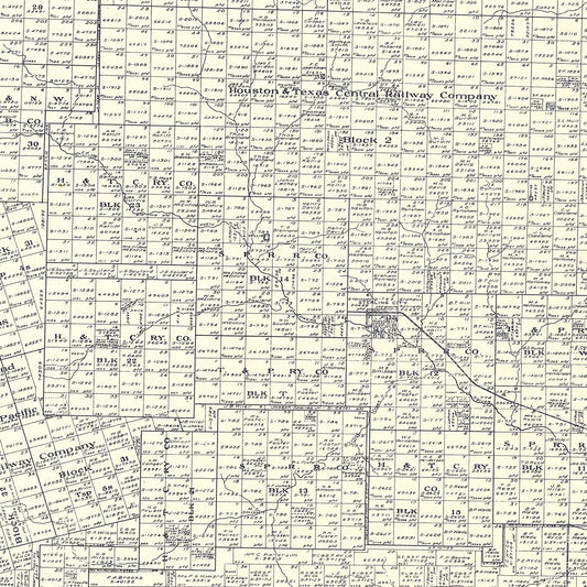 Vintage Map of Sterling County, Texas, 1926