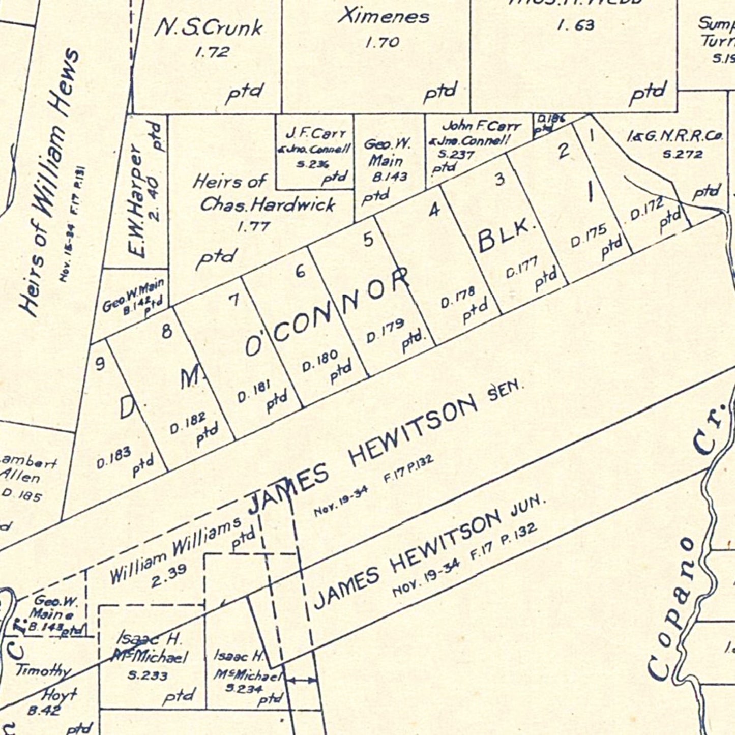 Vintage Map of Refugio County, Texas, 1921 II